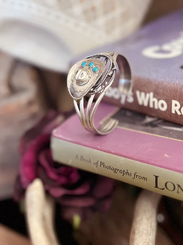 Grace And Grit Sterling Silver Navajo Cuff Bracelet