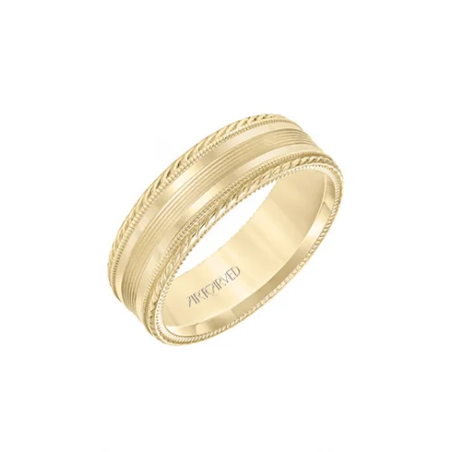 Artcarved Men's Engraved Wedding Band 11-WV8644Y7-G