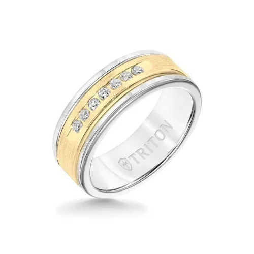 Triton Stone Wedding Band 22-2412WCY8-G