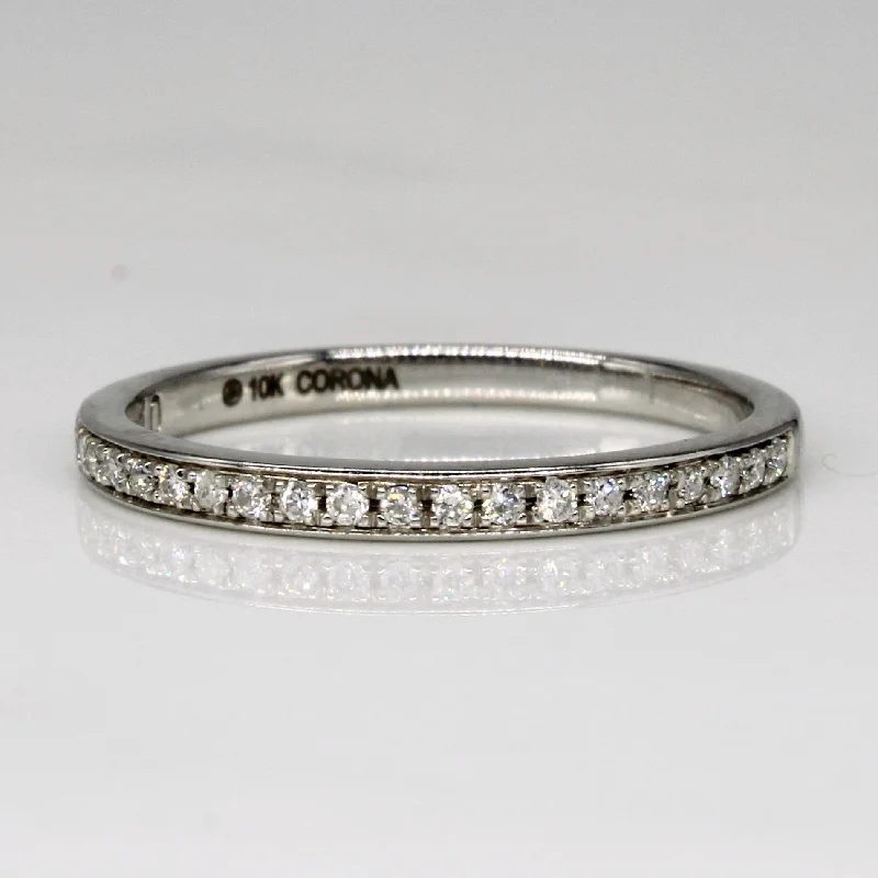 Semi Eternity Diamond Ring | 0.10ctw | SZ 6.25 |