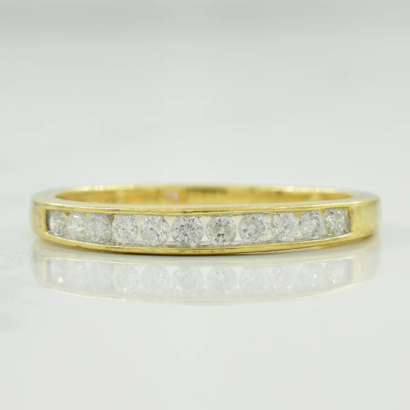 Channel Set Diamond Ring | 0.22ctw | SZ 6.5 |