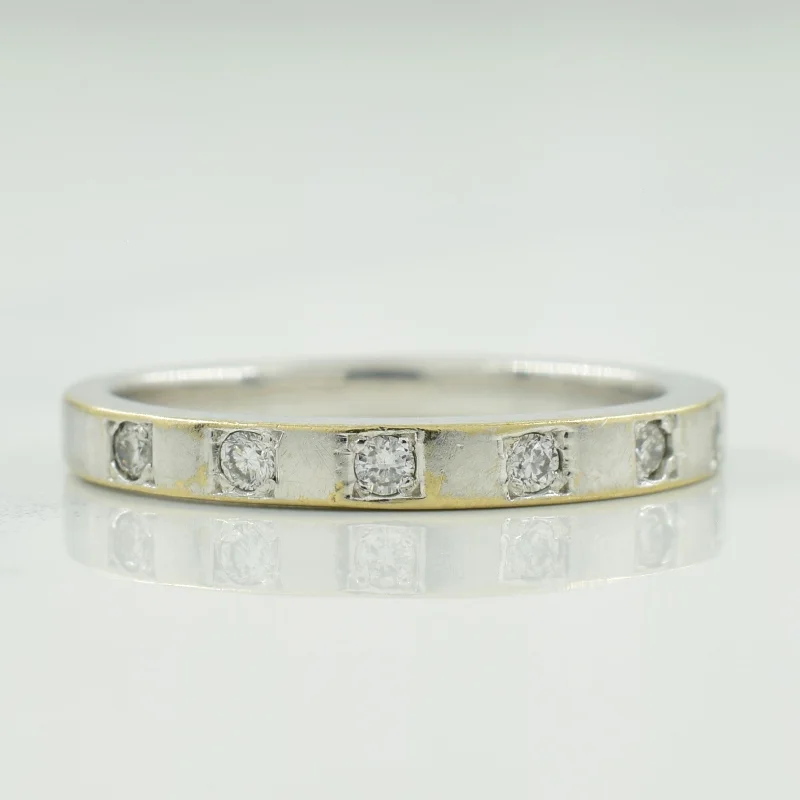 Flush Set Diamond Ring | 0.14ctw | SZ 4.25 |