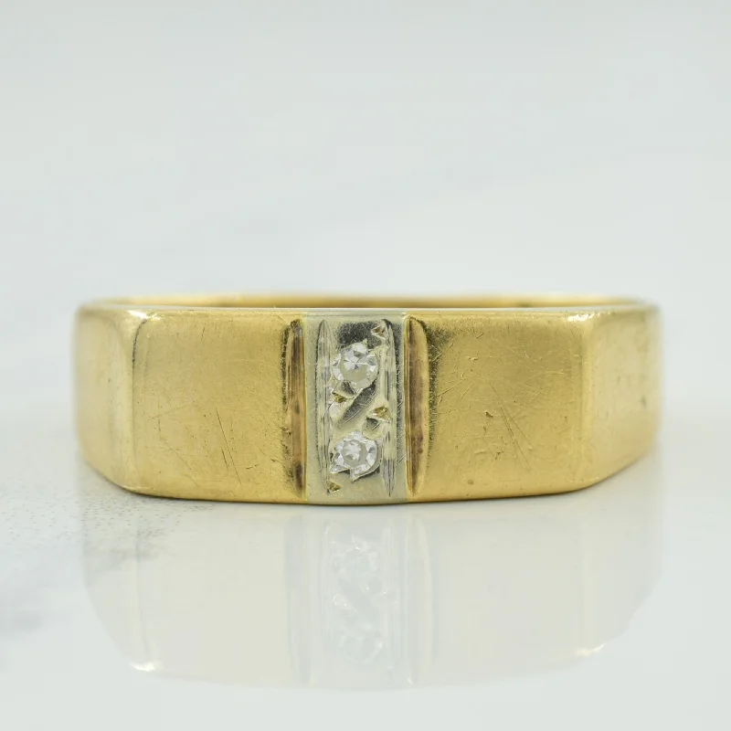 Two Stone Diamond Ring | 0.03ctw | SZ 8.75 |