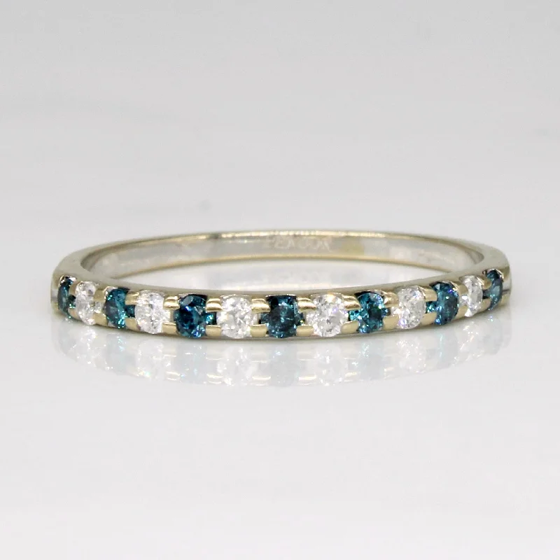 Blue & White Diamond Ring | 0.13ctw, 0.12ctw | SZ 6.75 |