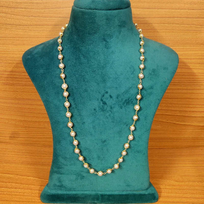 WOMEN'S WHITE PEARL NECKLACE