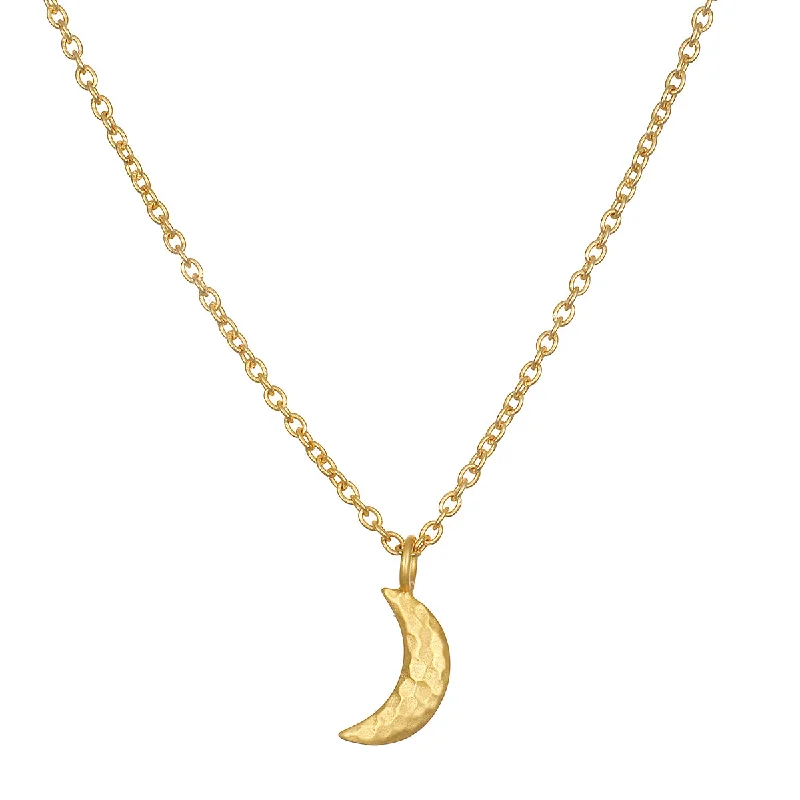 Bestow Light Crescent Moon Necklace