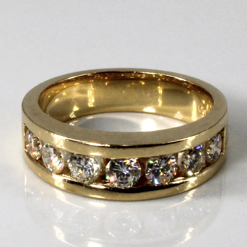 Channel Set Diamond Band | 1.40ctw | SZ 8.75 |