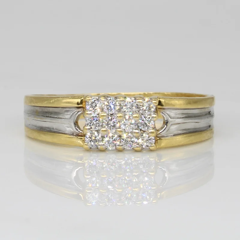 Diamond Cluster Ring | 0.28ctw | SZ 10 |