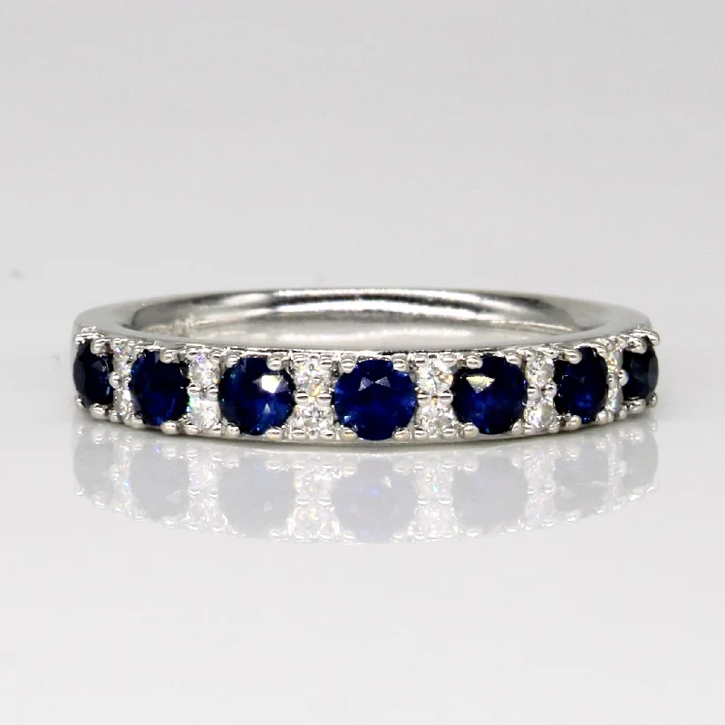 Sapphire & Diamond Ring | 0.60ctw, 0.12ctw | SZ 6.75 |