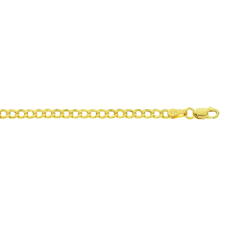 9ct Yellow Gold Curb Link Necklace