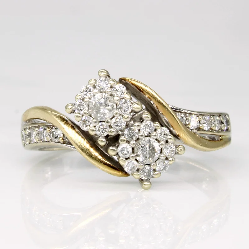 Diamond Waterfall Ring | 0.50ctw | SZ 8.5 |