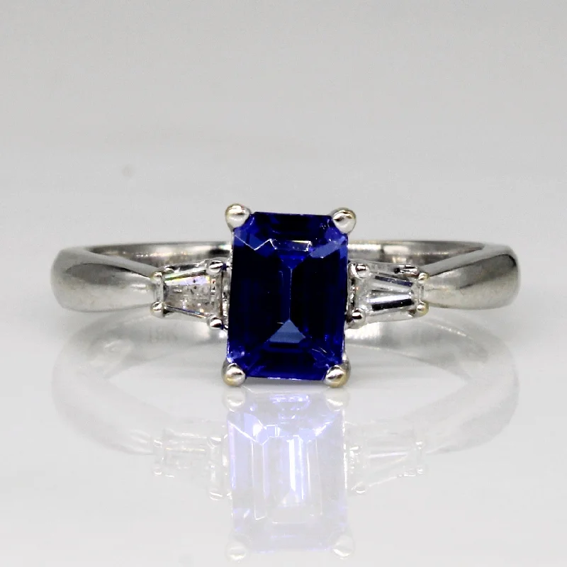 Tanzanite & Diamond Ring | 0.70ct, 0.25ctw | SZ 5.25 |