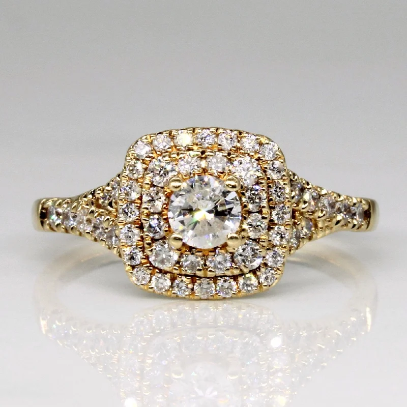 'Michael Hill' Diamond Engagement Ring | 0.92ctw | SZ 8.75 |