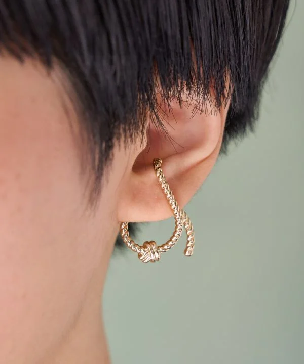 AWAJI Knot Ear Cuff