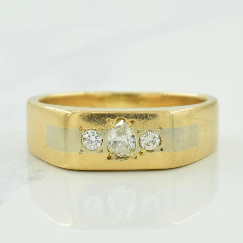 Three Stone Diamond Ring | 0.16ctw | SZ 6.75 |