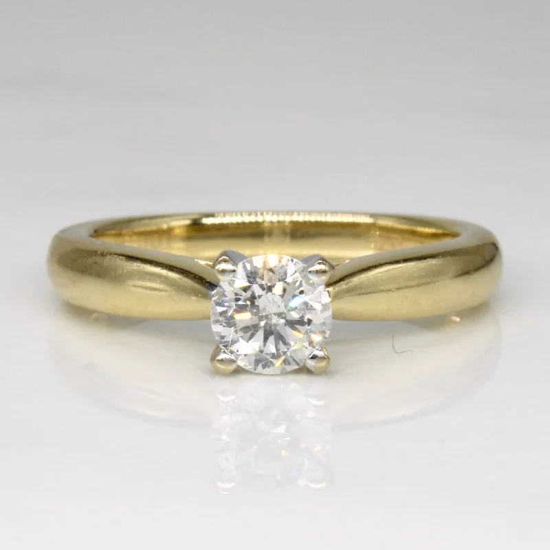 Cathedral Set Diamond Solitaire Engagement Ring | 0.50ct | SZ 6.25 |