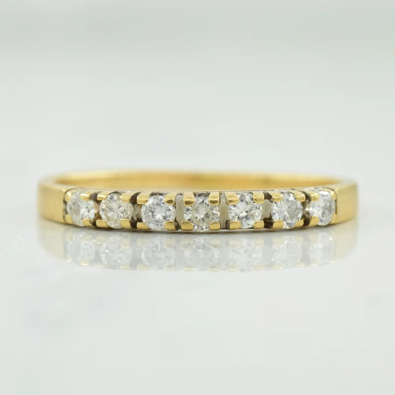 Seven Stone Diamond Band | 0.14ctw | SZ 5.5 |