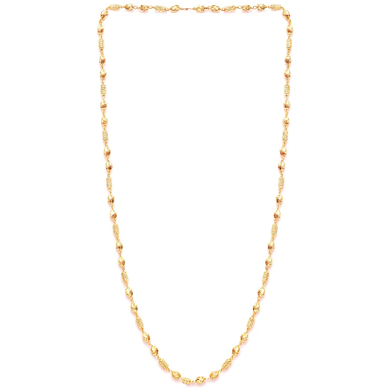 GOLD PLATED UNIQUE PATTERN CHAIN