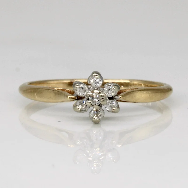 Cluster Set Diamond Ring | 0.04ctw | SZ 5 |