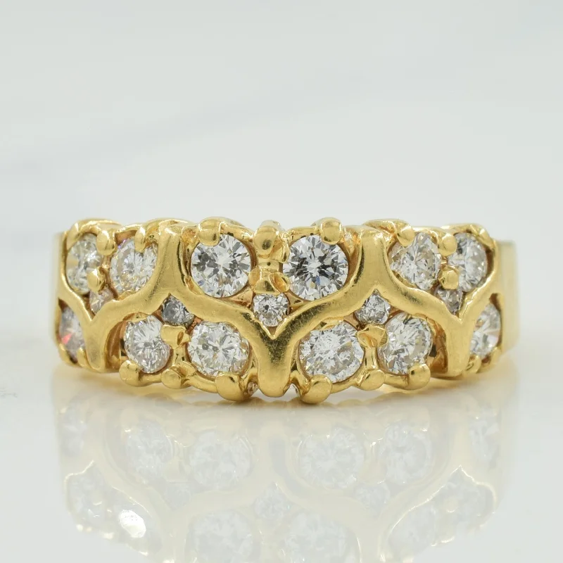 Cluster Set Diamond Ring | 0.50ctw | SZ 4.75 |