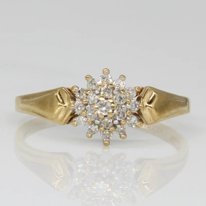 Diamond Cluster Ring | 0.10ctw | SZ 5.75 |