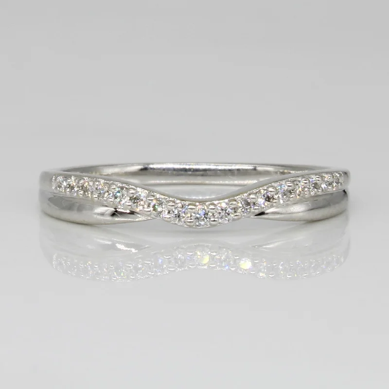 Diamond Contour Ring | 0.09ctw | SZ 6.75 |