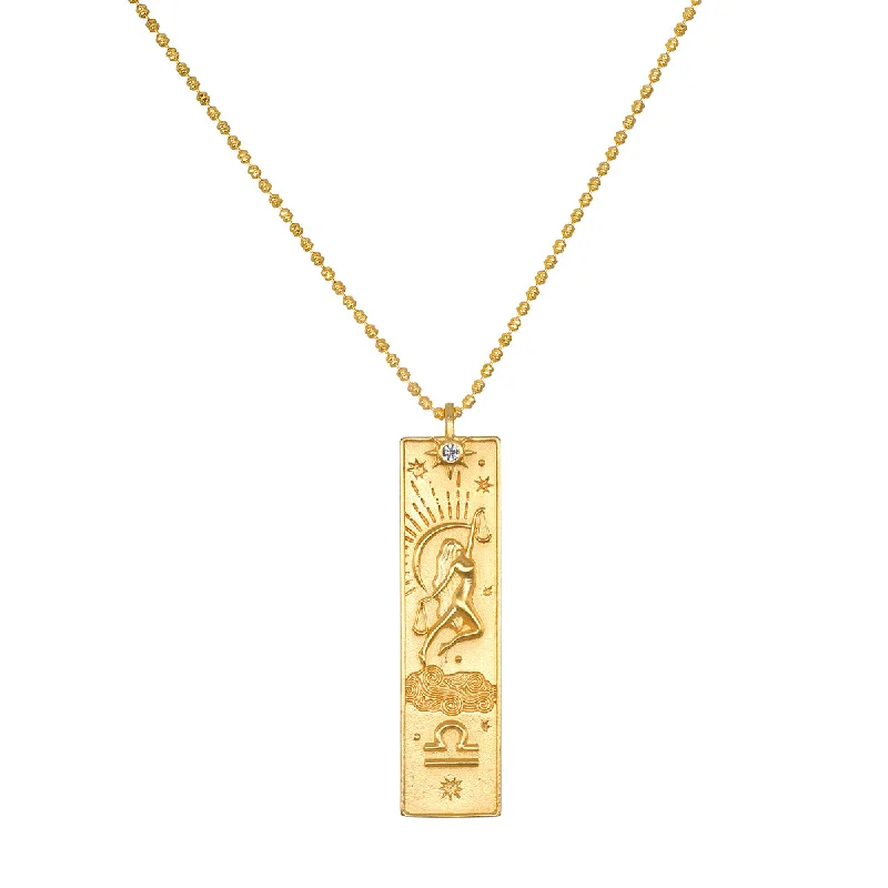 Story of Libra Zodiac Necklace