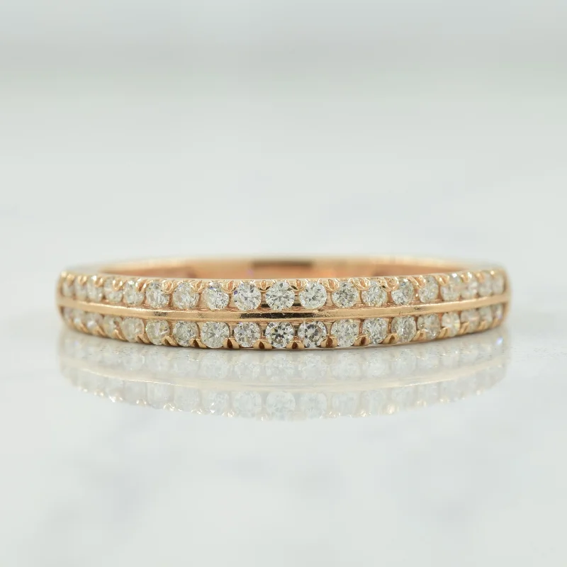 Double Row Diamond Ring | 0.25ctw | SZ 6.75 |