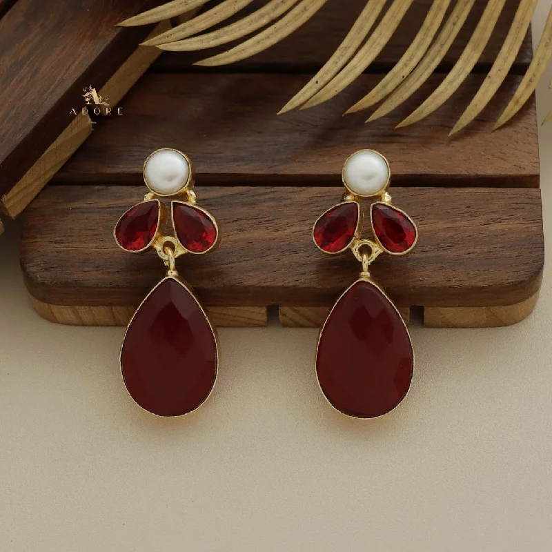 Rosabel Pearl Glossy Earring