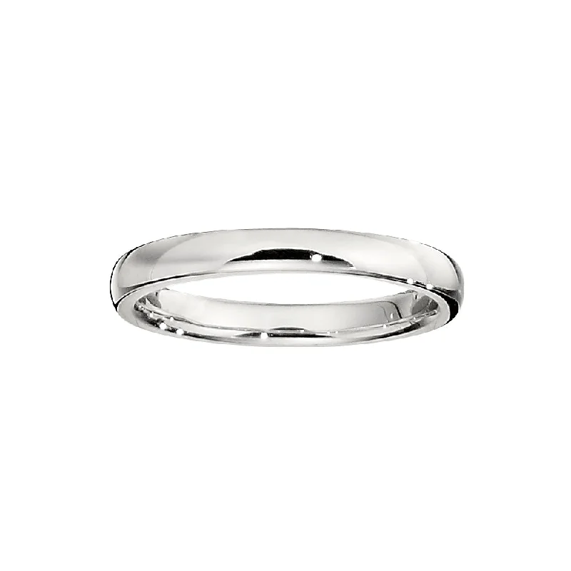 Simple Gold Band - 2.5MM Wide Comfort Fit