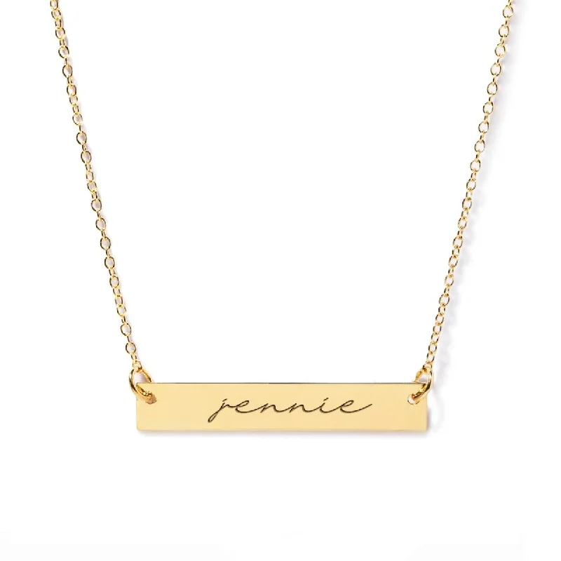 Name Plate Necklace