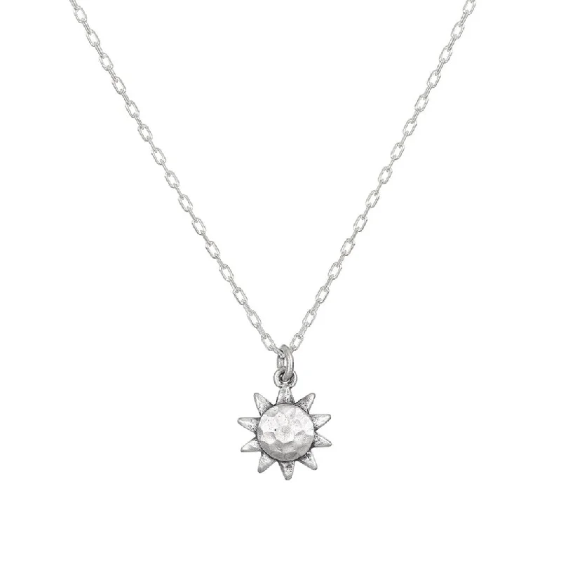 Here Comes the Sun Silver Necklace