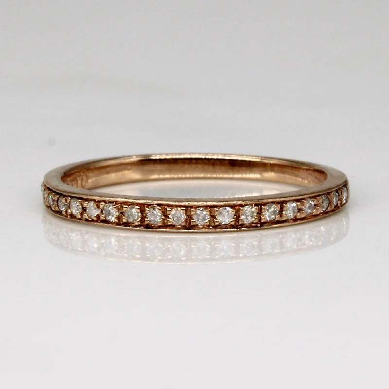 Semi Eternity Diamond Ring | 0.10ctw | SZ 5 |