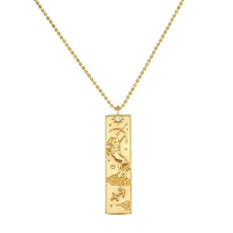 Story of Sagittarius Zodiac Necklace