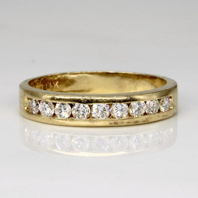 Channel Set Diamond Ring | 0.45ctw | SZ 6.5 |