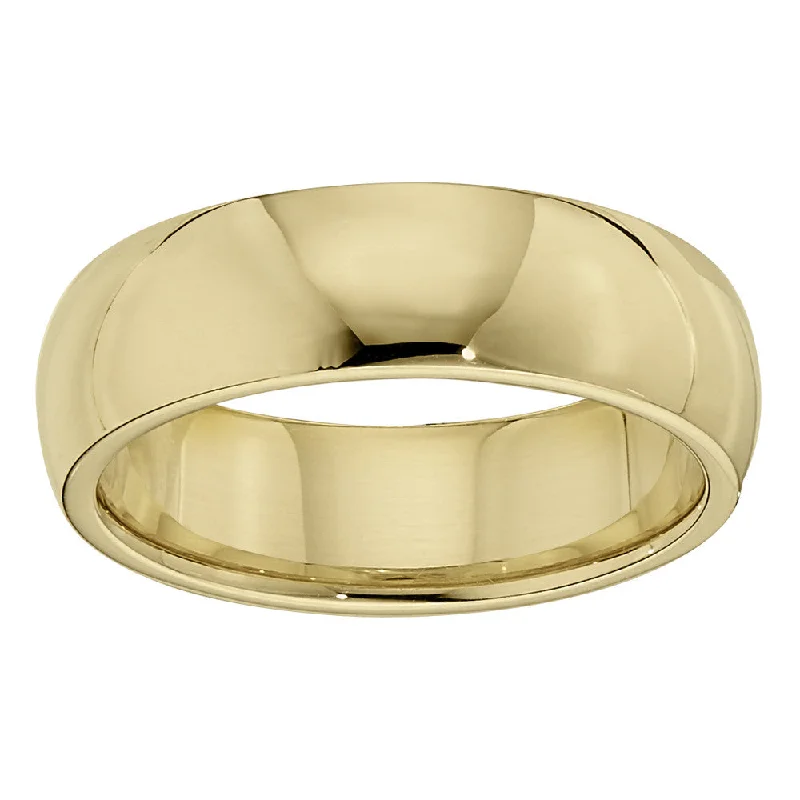 Simple Gold Band - 6MM Comfort Fit