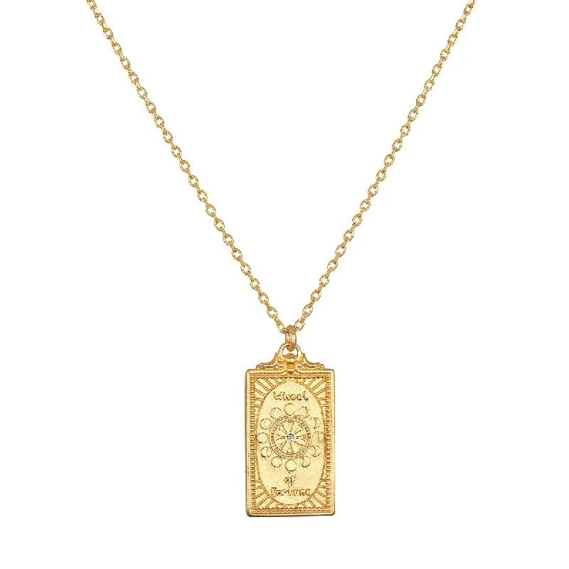 Wheel of Fortune Tarot Necklace