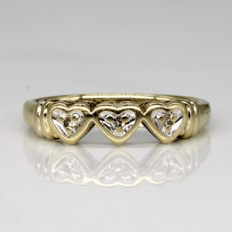 Diamond Heart Ring | 0.03ctw | SZ 5.75 |