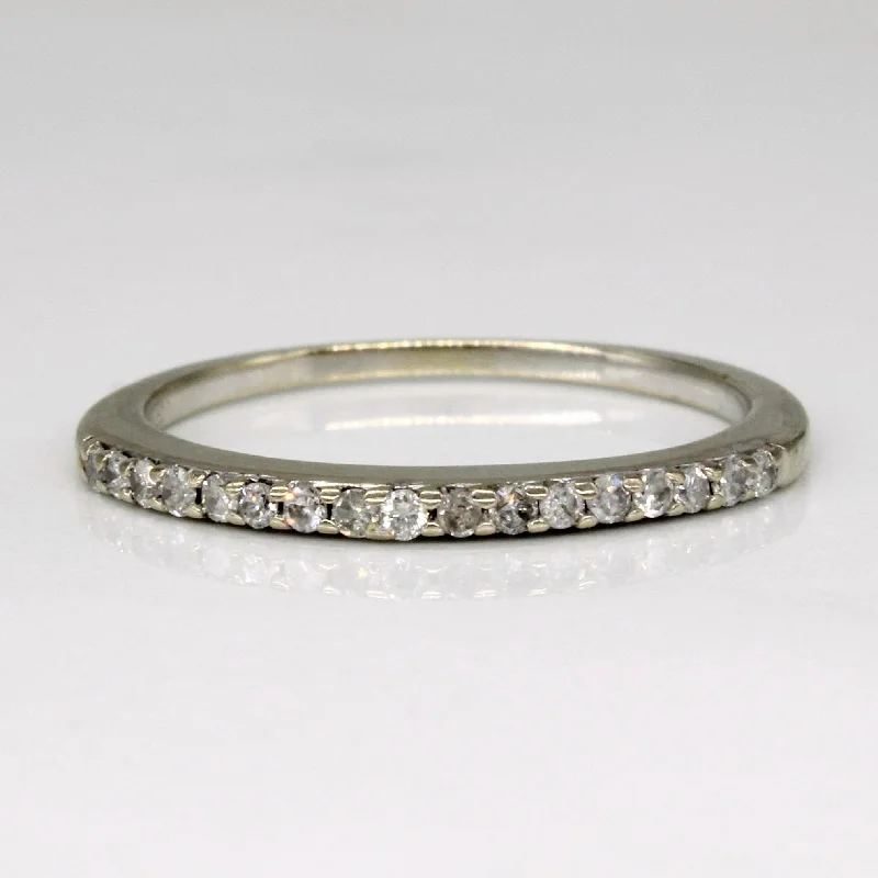 Semi Eternity Diamond Ring | 0.10ctw | SZ 5.25 |