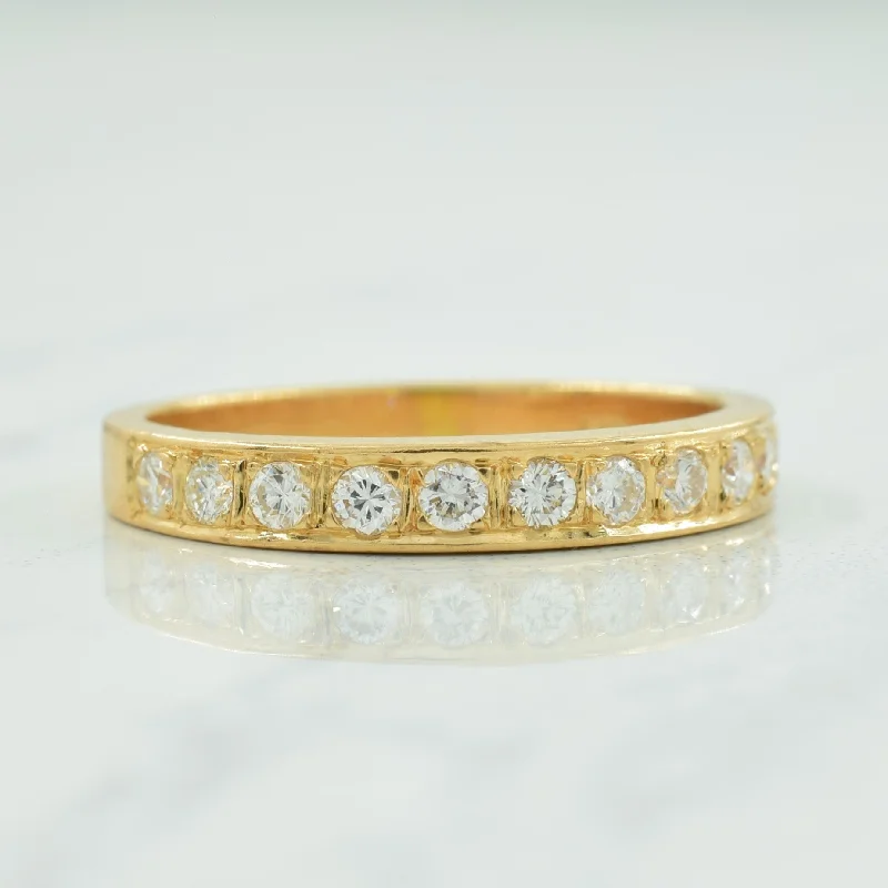 Semi Eternity Diamond Ring | 0.33ctw | SZ 6.5 |