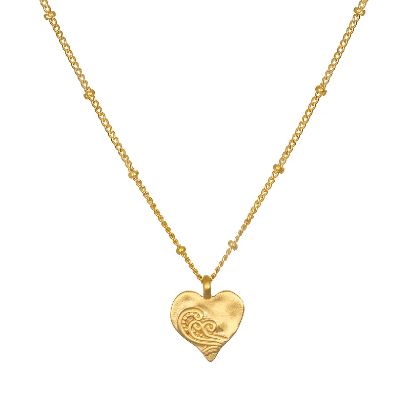 Spirit of Love Gold Heart Necklace