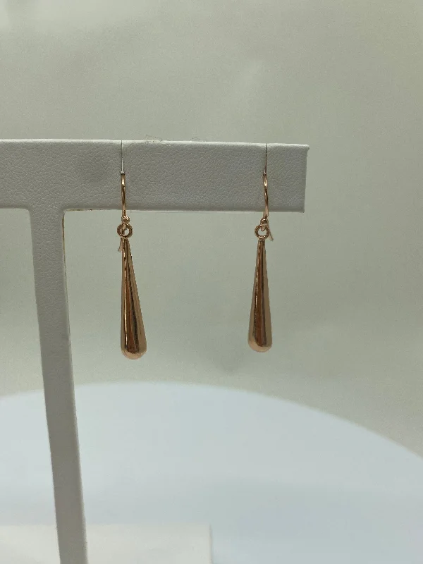 Drop Earrings - Silver Rose Gold Plated