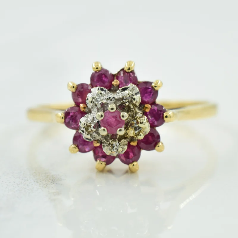 Ruby & Diamond Ring | 0.50ctw, 0.02ctw | SZ 8.75 |