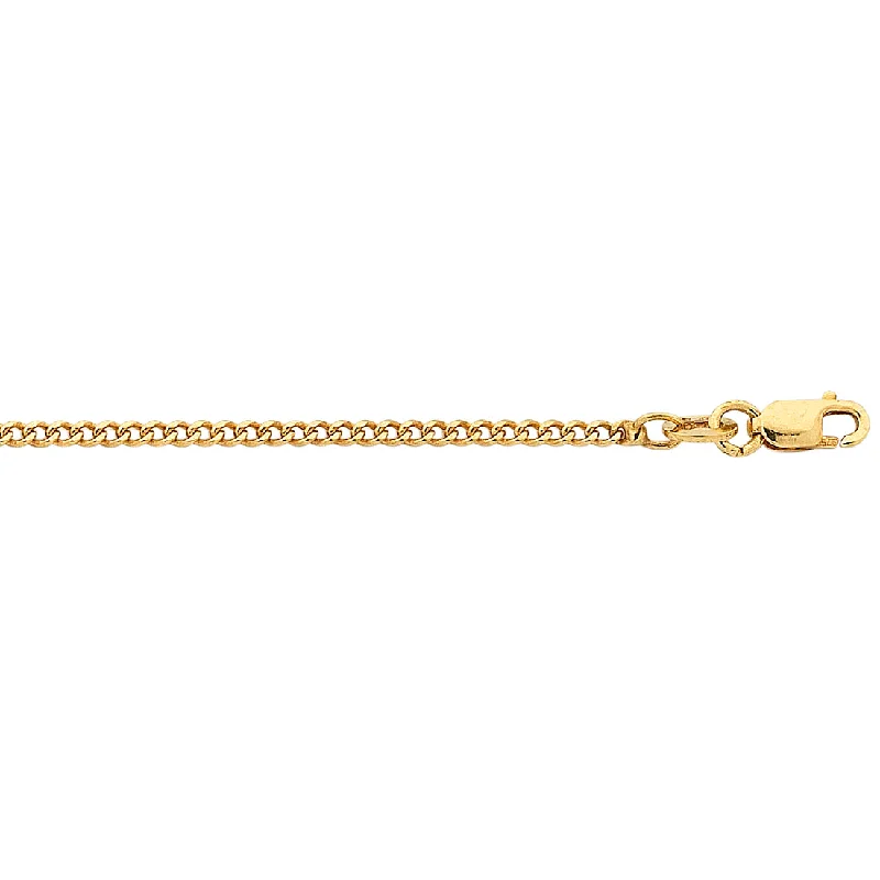 9ct Yellow Gold 50cm Curb Necklace