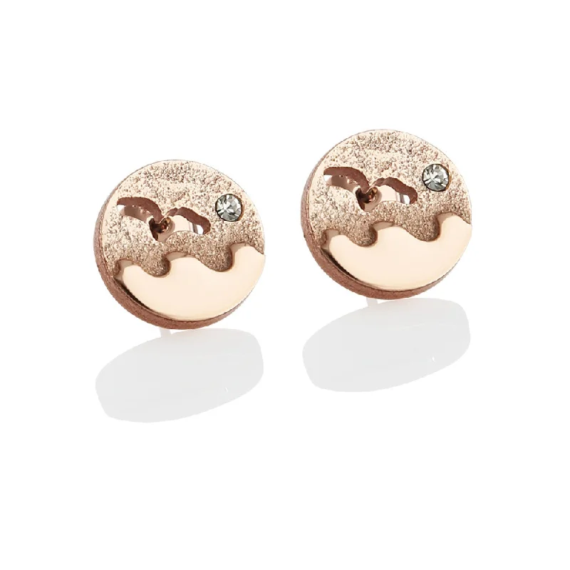 OCEAN EARRINGS - ROSE GOLD PLATED Newbridge Silverware