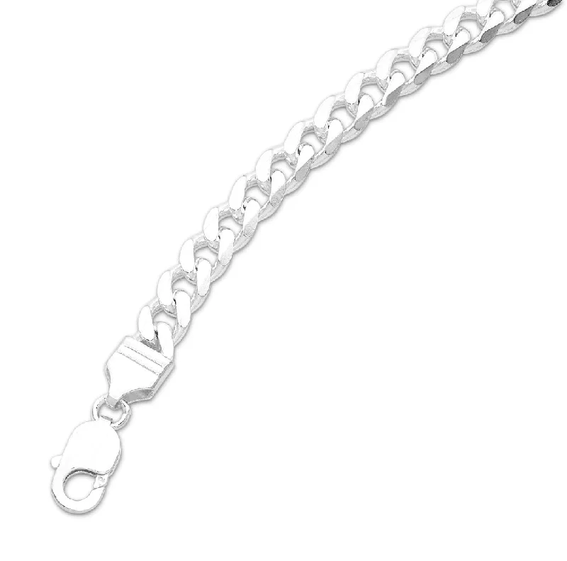 Sterling Silver Curb Chain Necklace