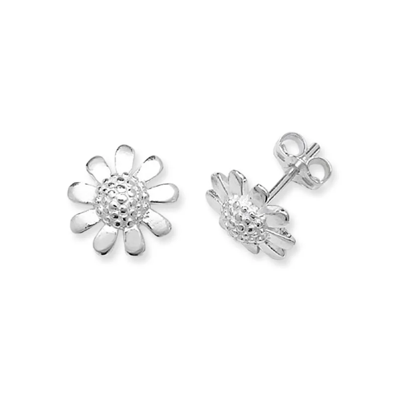 Flower Earrings - Sterling Silver