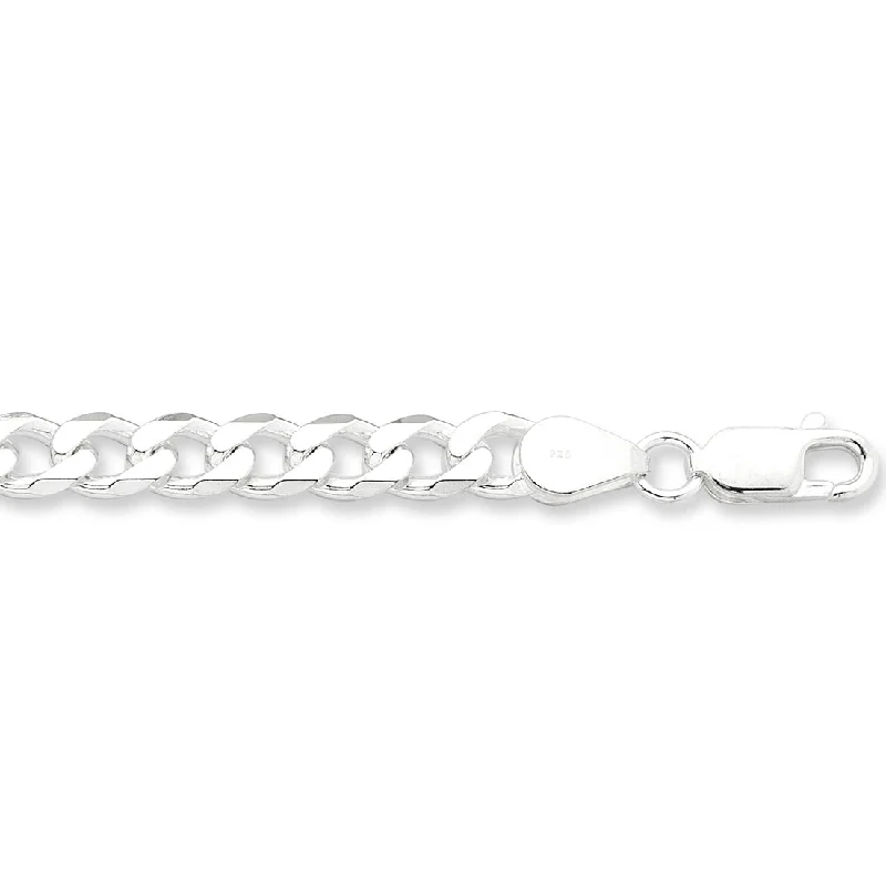 Sterling Silver 55cm Curb Chain Necklace