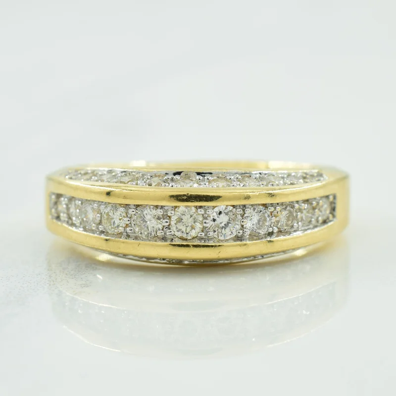 Pave Set Diamond Ring | 0.50ctw | SZ 8.25 |