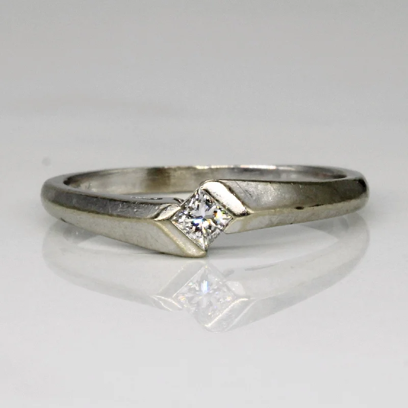 Princess Cut Diamond Ring | 0.09ct | SZ 6.75 |